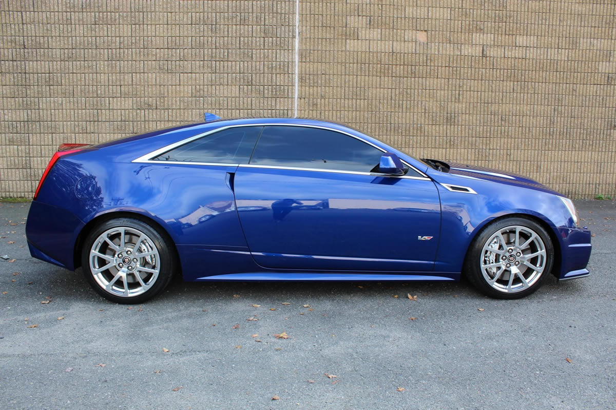 2012 Cadillac CTS-V Coupe in Opulent Blue Metallic