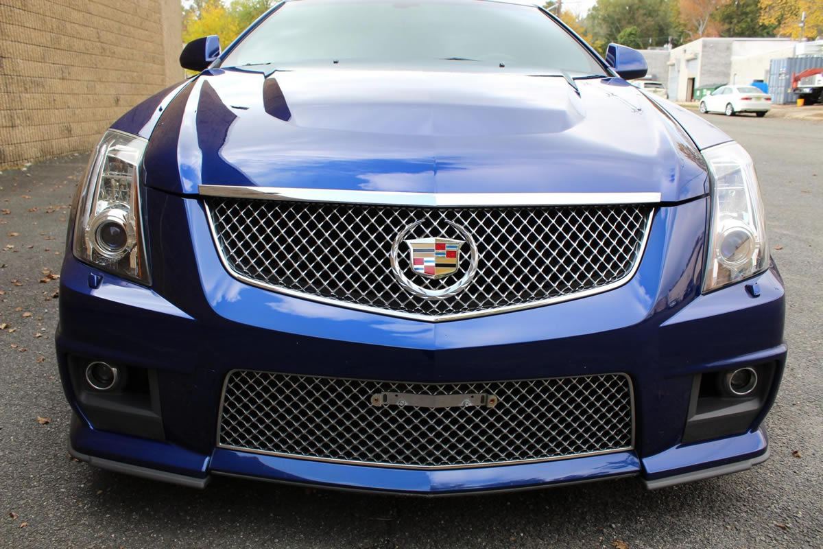 2012 Cadillac CTS-V Coupe in Opulent Blue Metallic