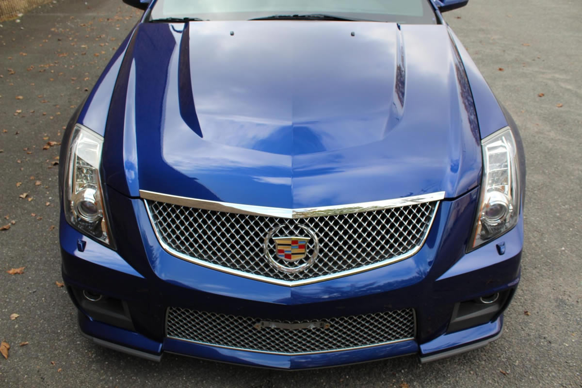 2012 Cadillac CTS-V Coupe in Opulent Blue Metallic