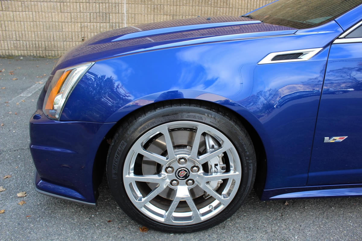 2012 Cadillac CTS-V Coupe in Opulent Blue Metallic