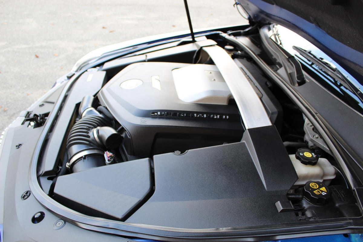 2012 Cadillac CTS-V Coupe in Opulent Blue Metallic