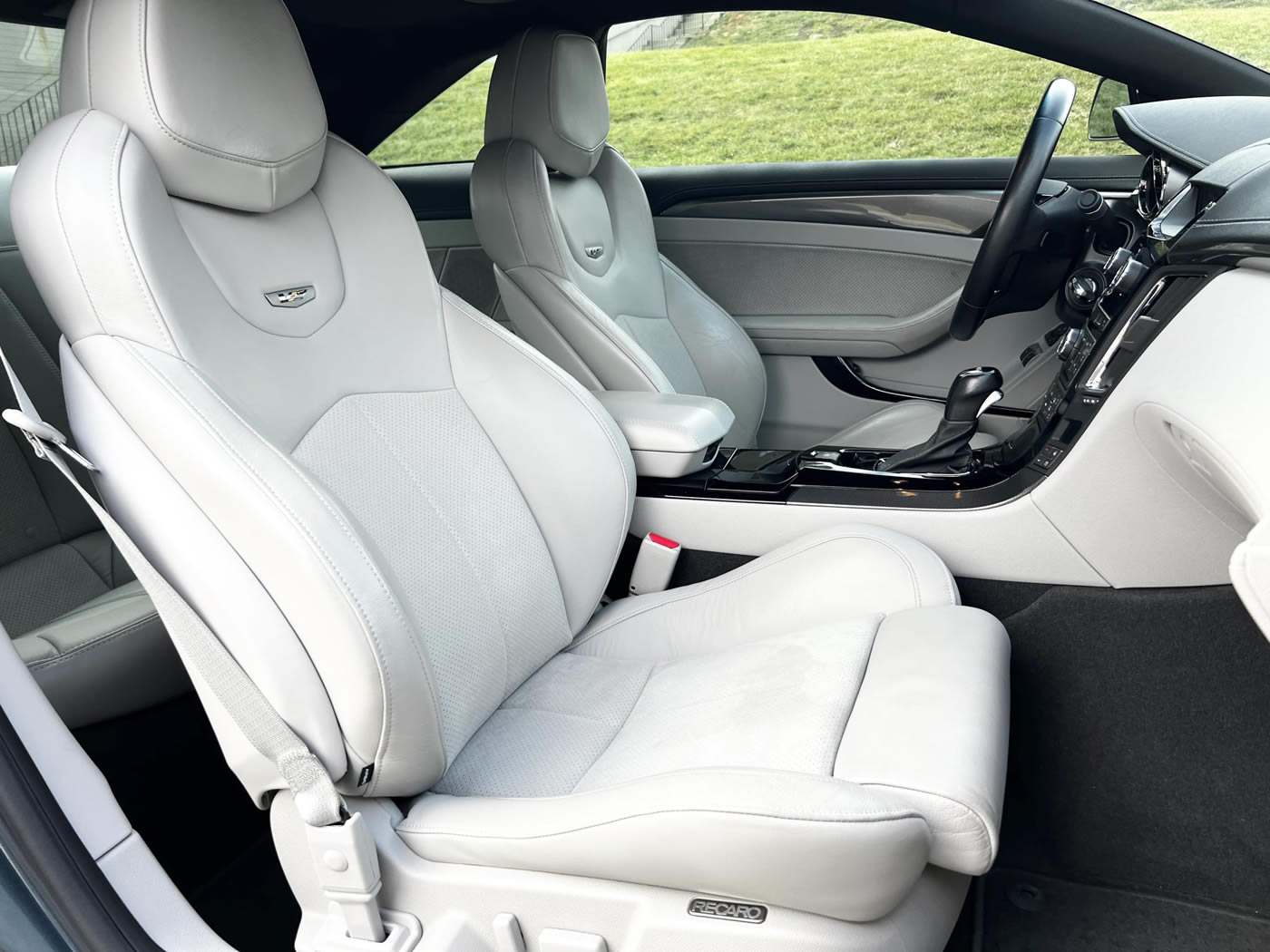 2012 Cadillac CTS-V Coupe in Thunder Gray Metallic Chromaflair