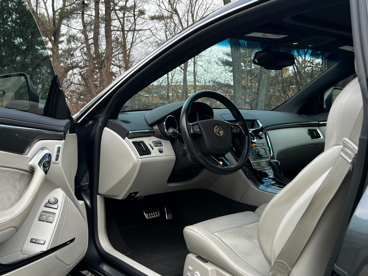 2012 Cadillac CTS-V Coupe in Thunder Gray Metallic Chromaflair