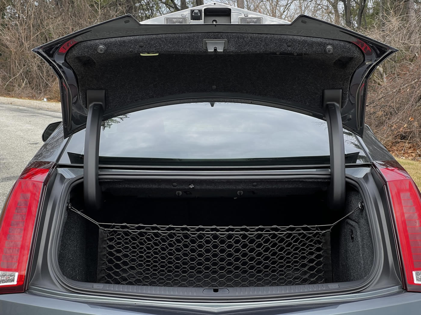 2012 Cadillac CTS-V Coupe in Thunder Gray Metallic Chromaflair