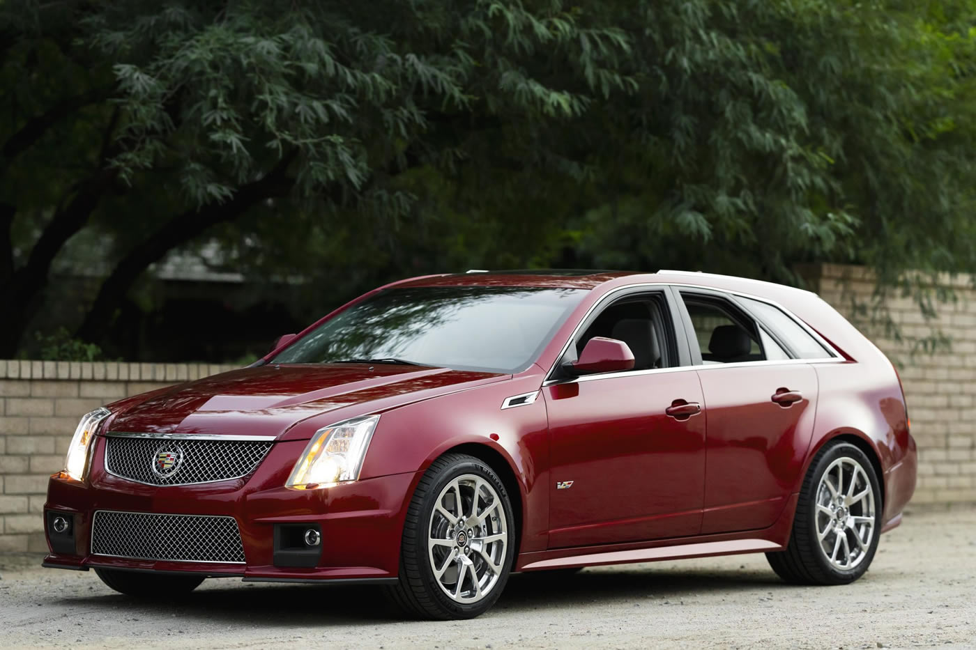 2012 Cadillac CTS-V Wagon in Crystal Red Tintcoat