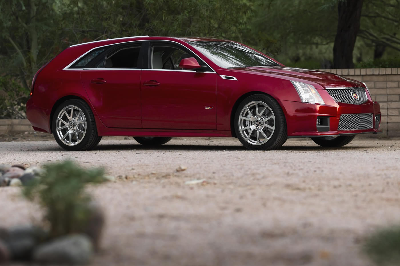 2012 Cadillac CTS-V Wagon in Crystal Red Tintcoat