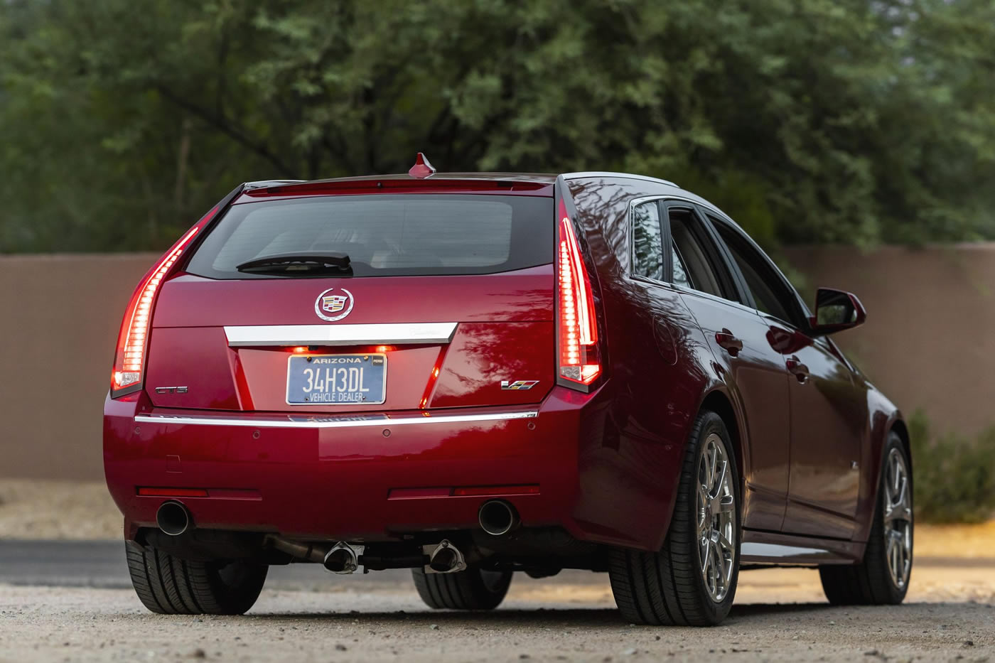 2012 Cadillac CTS-V Wagon in Crystal Red Tintcoat