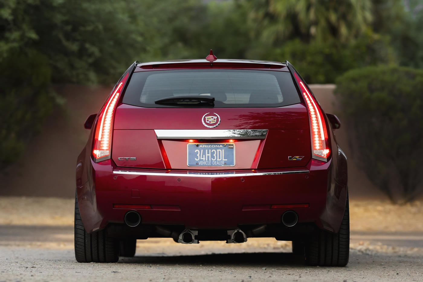 2012 Cadillac CTS-V Wagon in Crystal Red Tintcoat