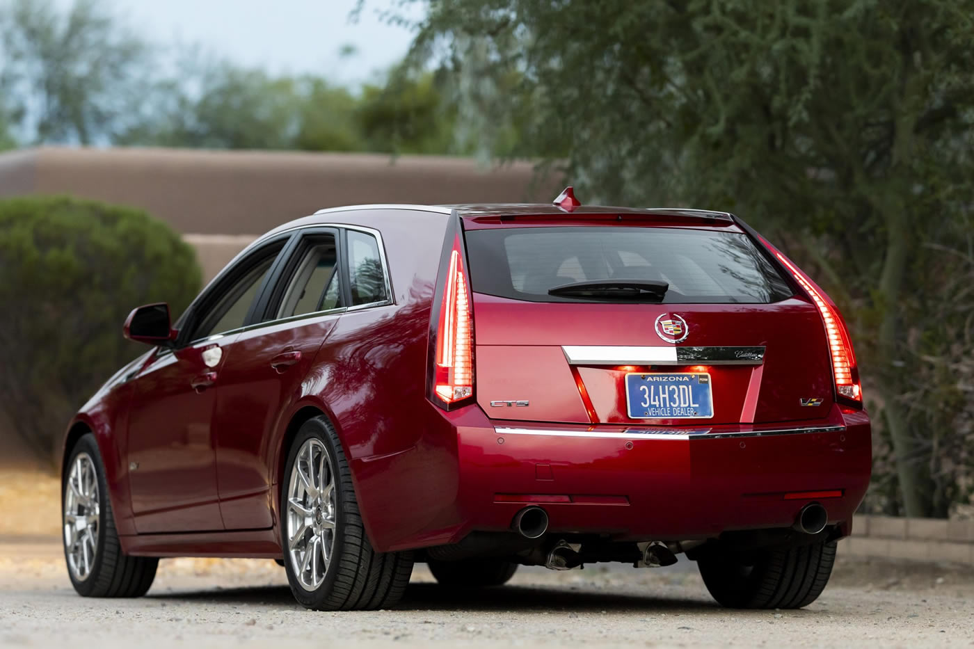 2012 Cadillac CTS-V Wagon in Crystal Red Tintcoat