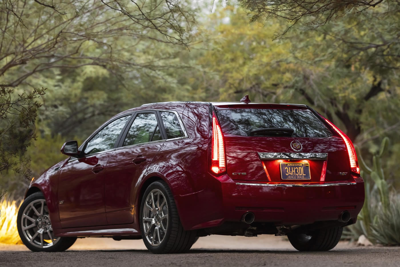 2012 Cadillac CTS-V Wagon in Crystal Red Tintcoat