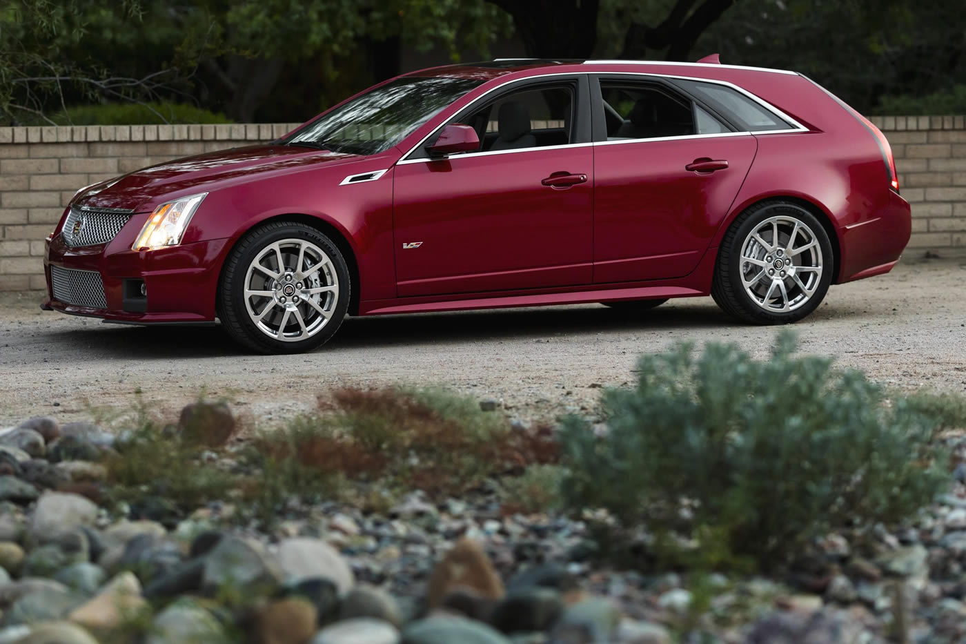 2012 Cadillac CTS-V Wagon in Crystal Red Tintcoat