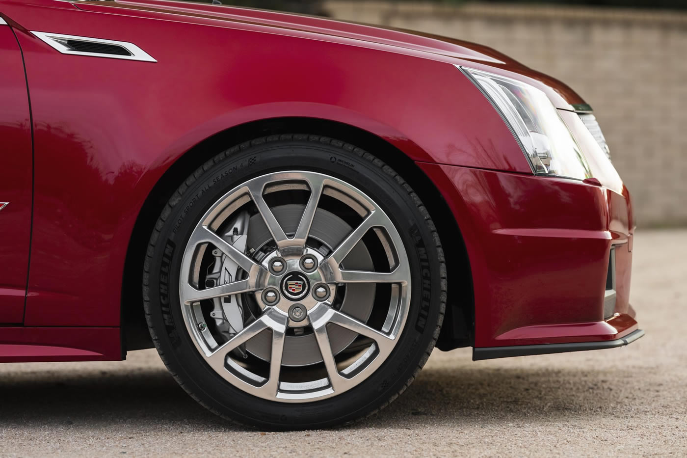 2012 Cadillac CTS-V Wagon in Crystal Red Tintcoat