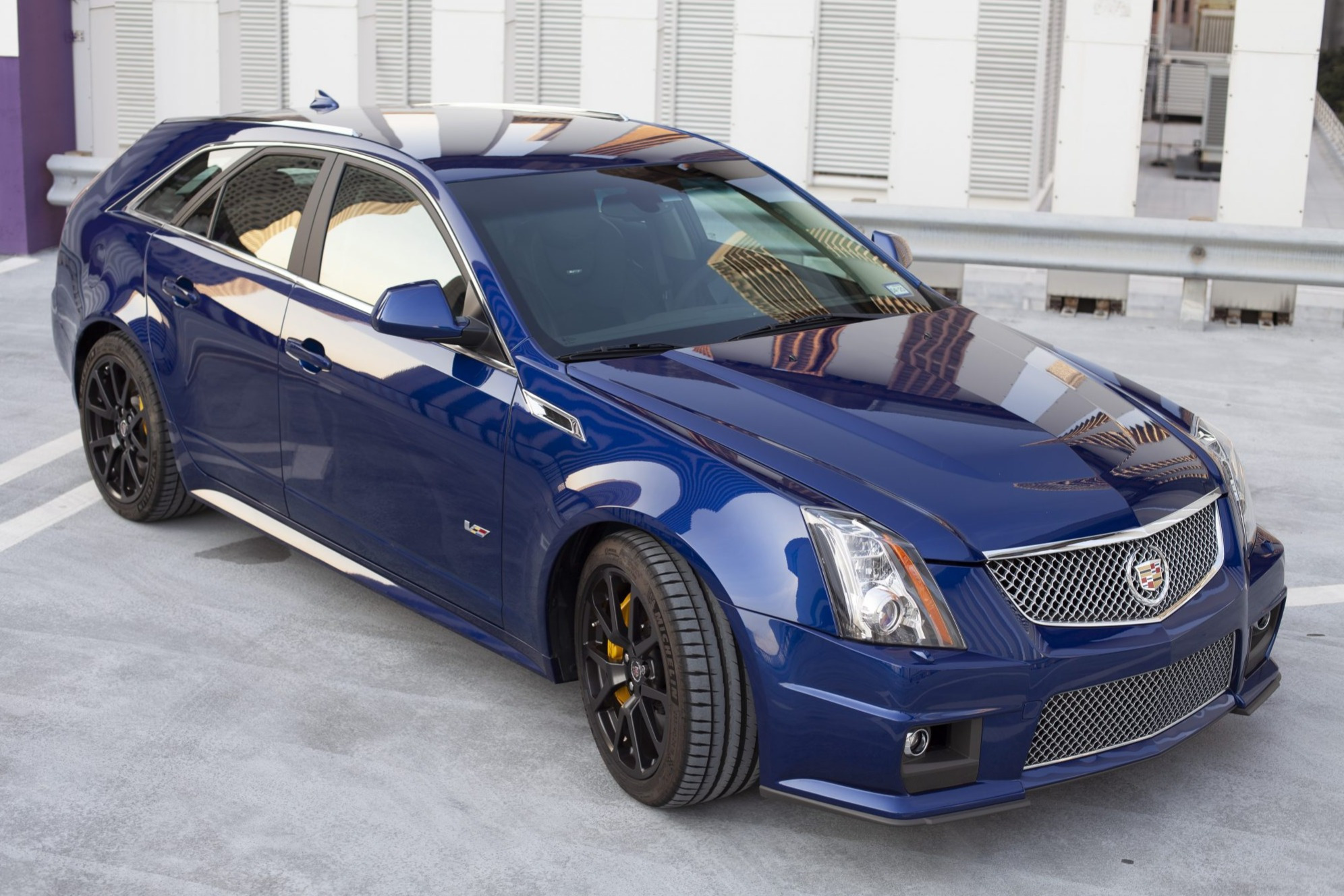 2012 Cadillac CTS-V Wagon in Opulent Blue Metallic