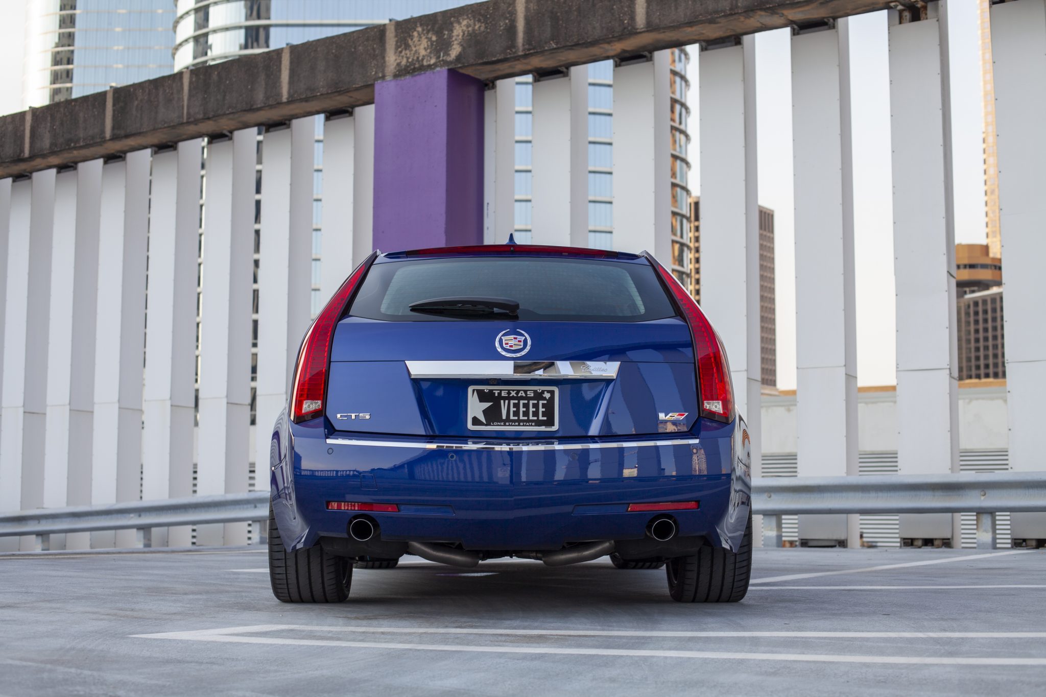 2012 Cadillac CTS-V Wagon in Opulent Blue Metallic