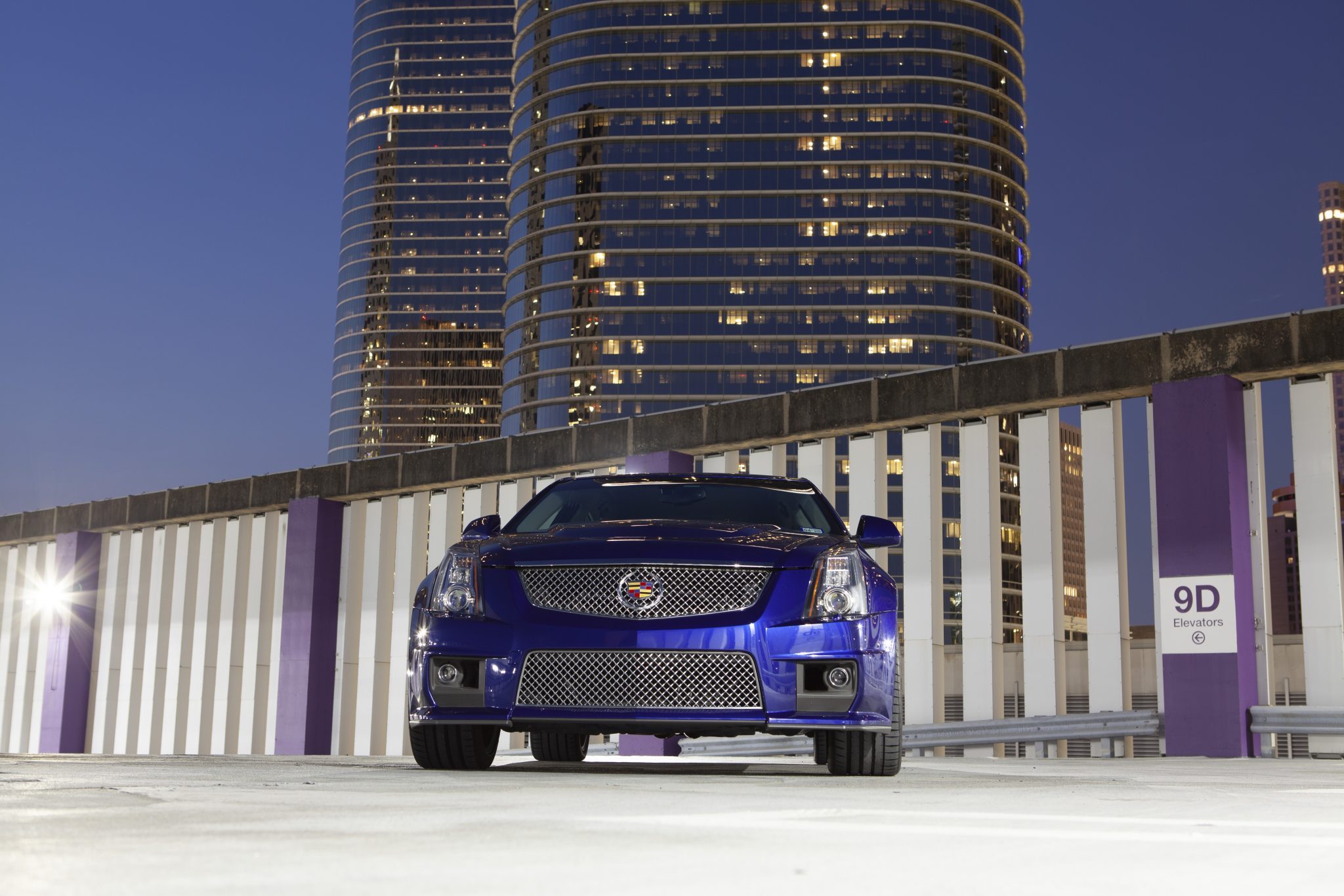 2012 Cadillac CTS-V Wagon in Opulent Blue Metallic