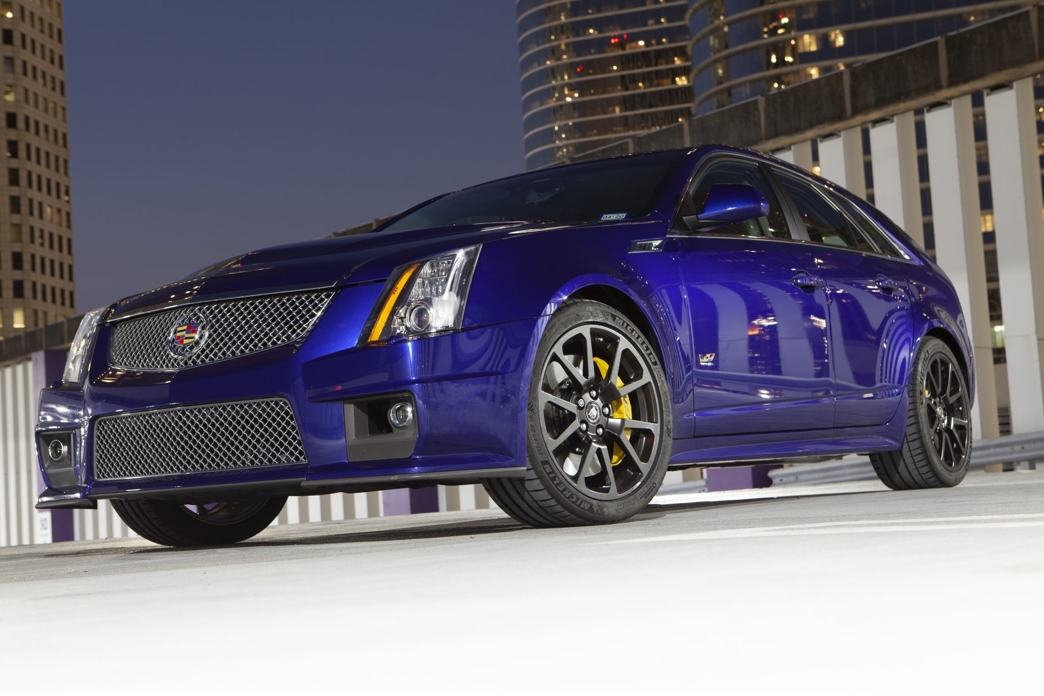 2012 Cadillac CTS-V Wagon in Opulent Blue Metallic