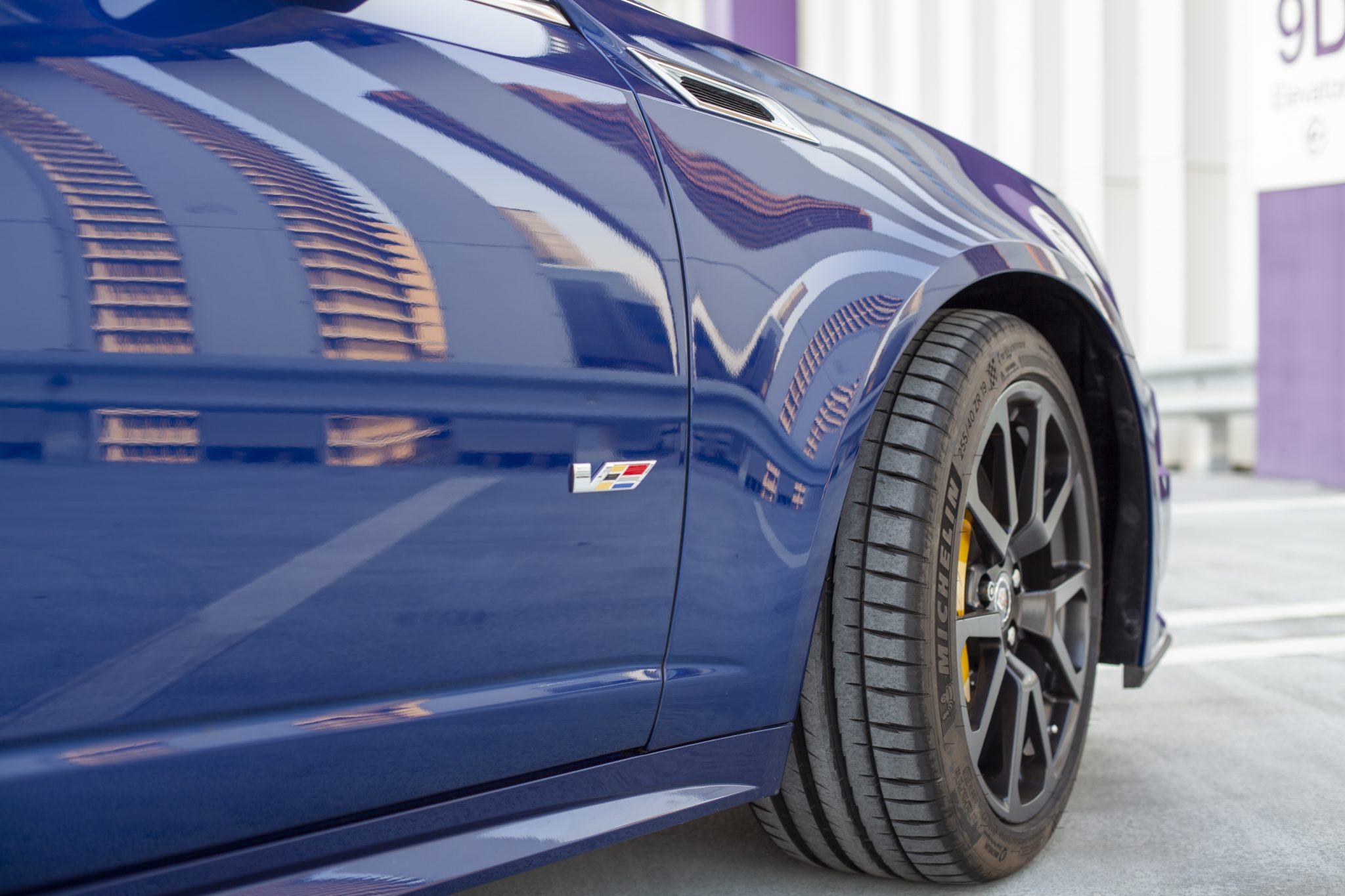 2012 Cadillac CTS-V Wagon in Opulent Blue Metallic