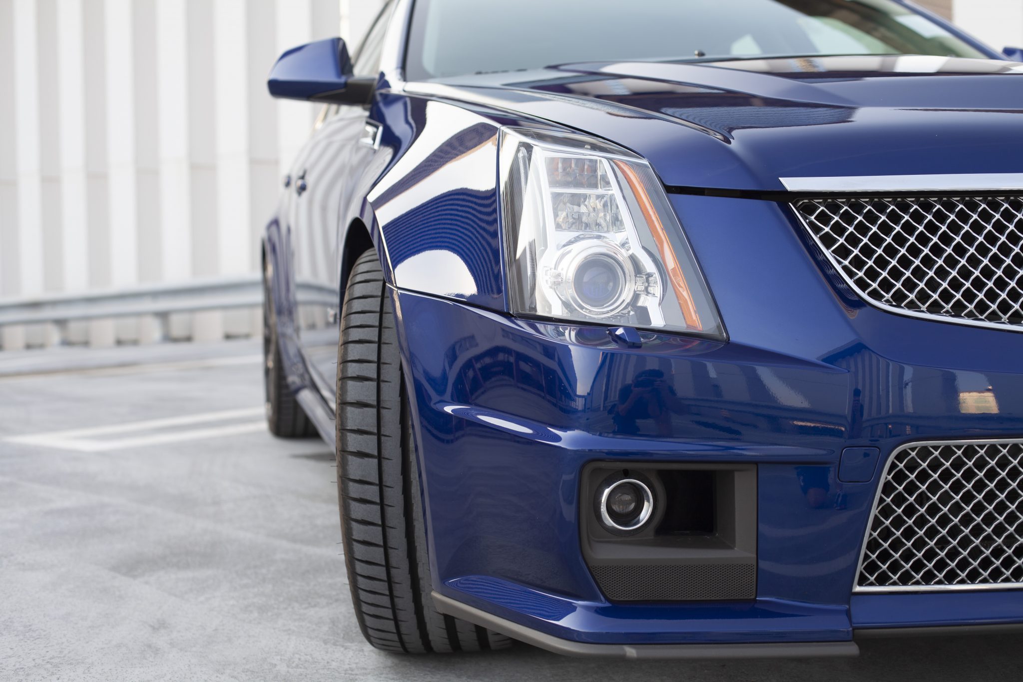 2012 Cadillac CTS-V Wagon in Opulent Blue Metallic