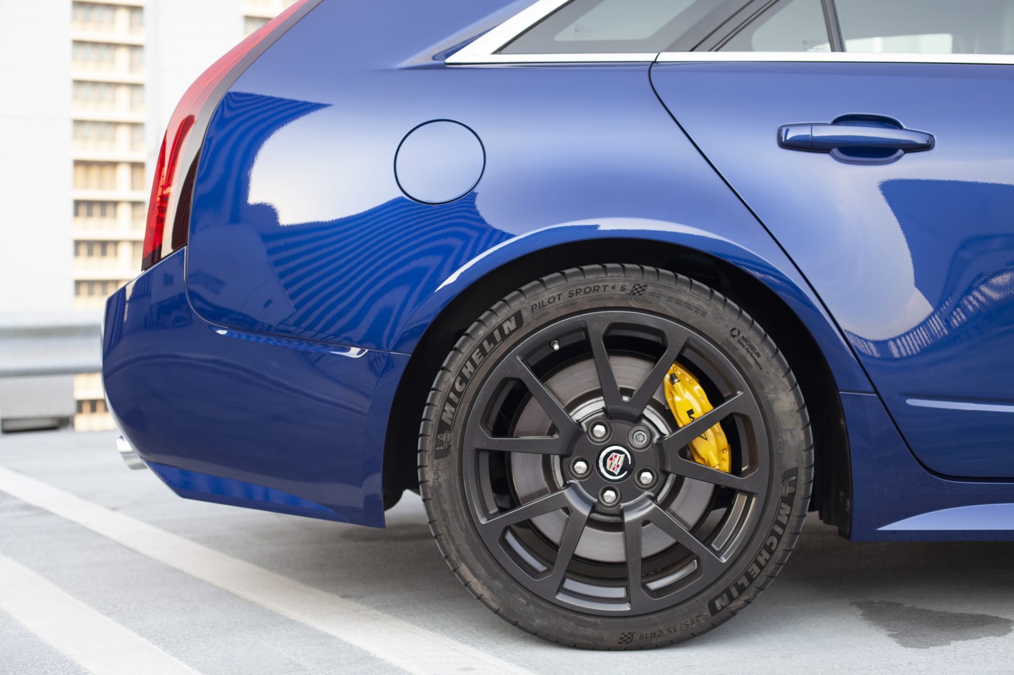 2012 Cadillac CTS-V Wagon in Opulent Blue Metallic