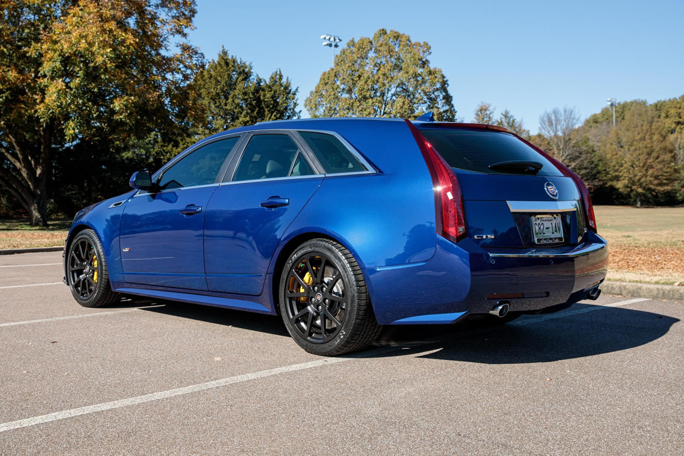 2012 Cadillac CTS-V Wagon in Opulent Blue