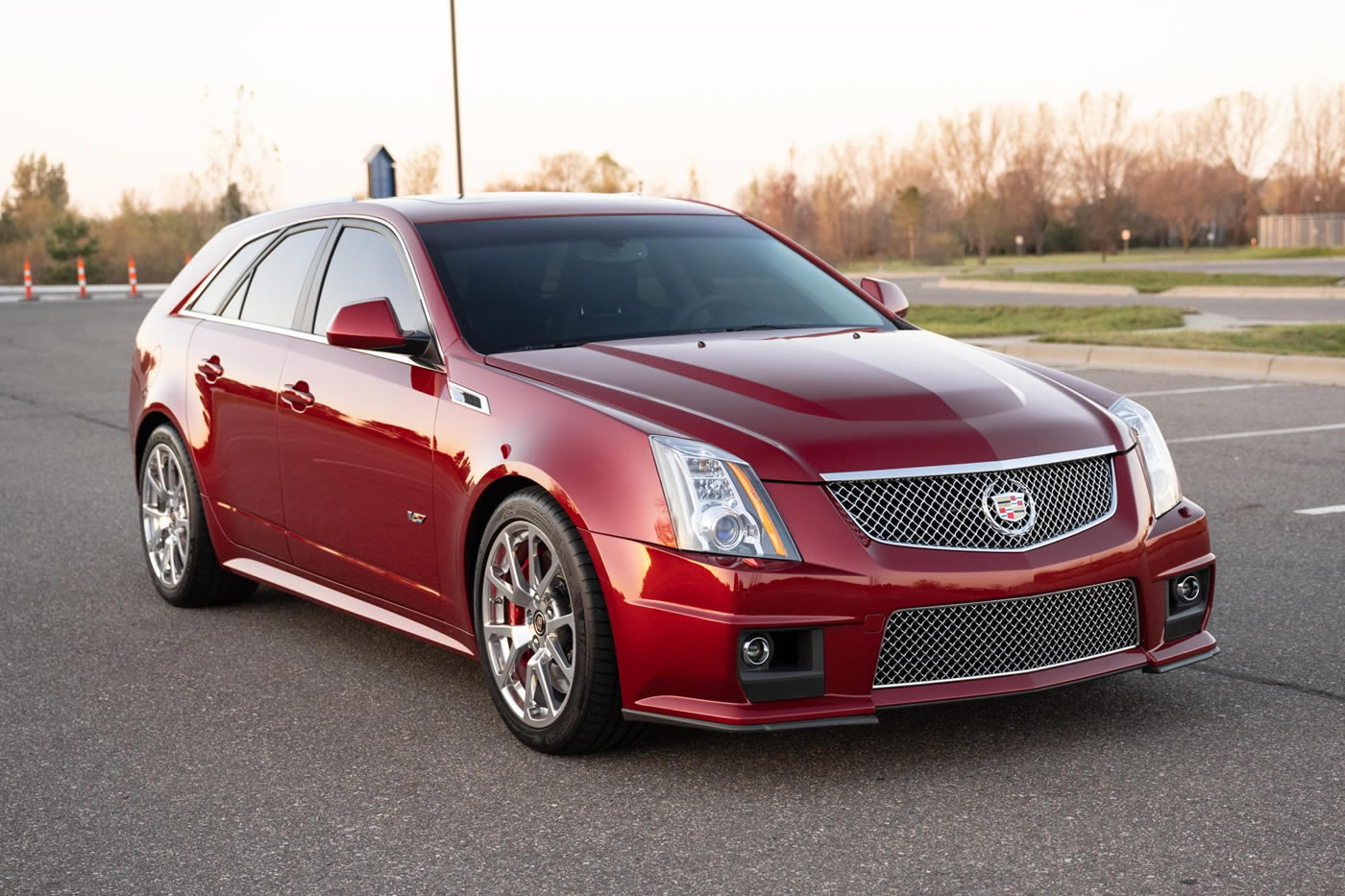 2013 Cadillac CTS-V Wagon in Crystal Red Tintcoat