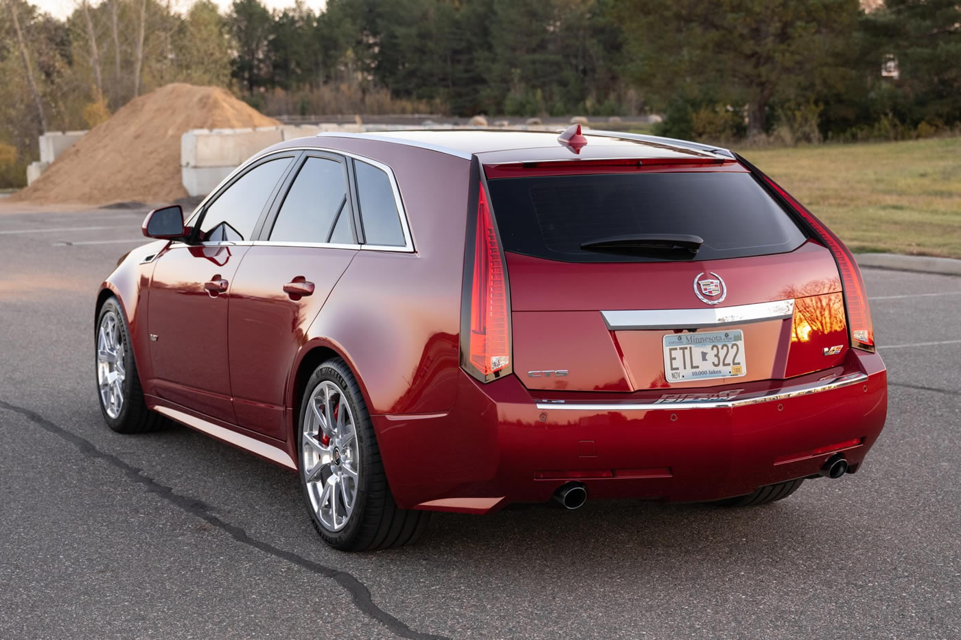 2013 Cadillac CTS-V Wagon in Crystal Red Tintcoat