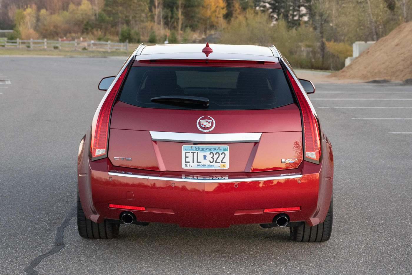 2013 Cadillac CTS-V Wagon in Crystal Red Tintcoat