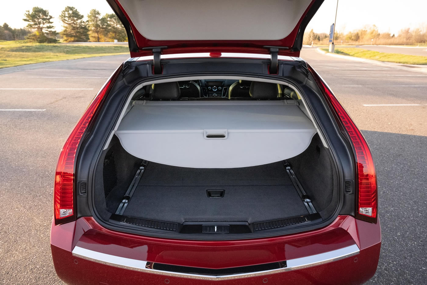 2013 Cadillac CTS-V Wagon in Crystal Red Tintcoat