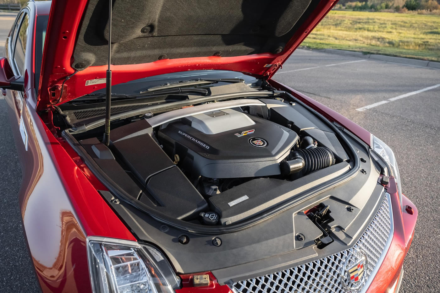 2013 Cadillac CTS-V Wagon in Crystal Red Tintcoat