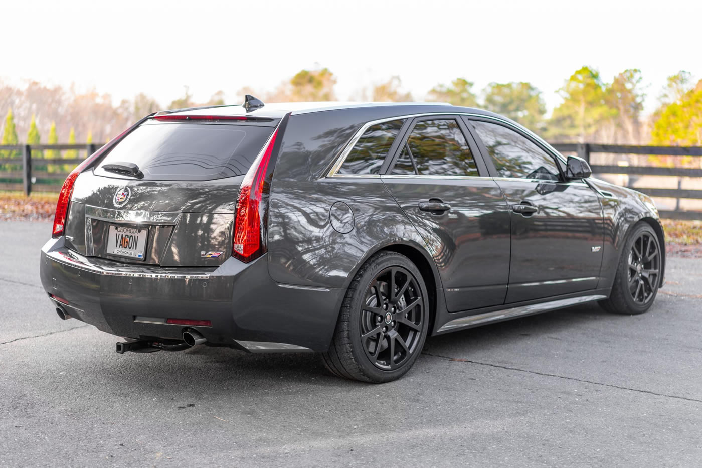 2014 Cadillac CTS-V Wagon in Phantom Gray Metallic