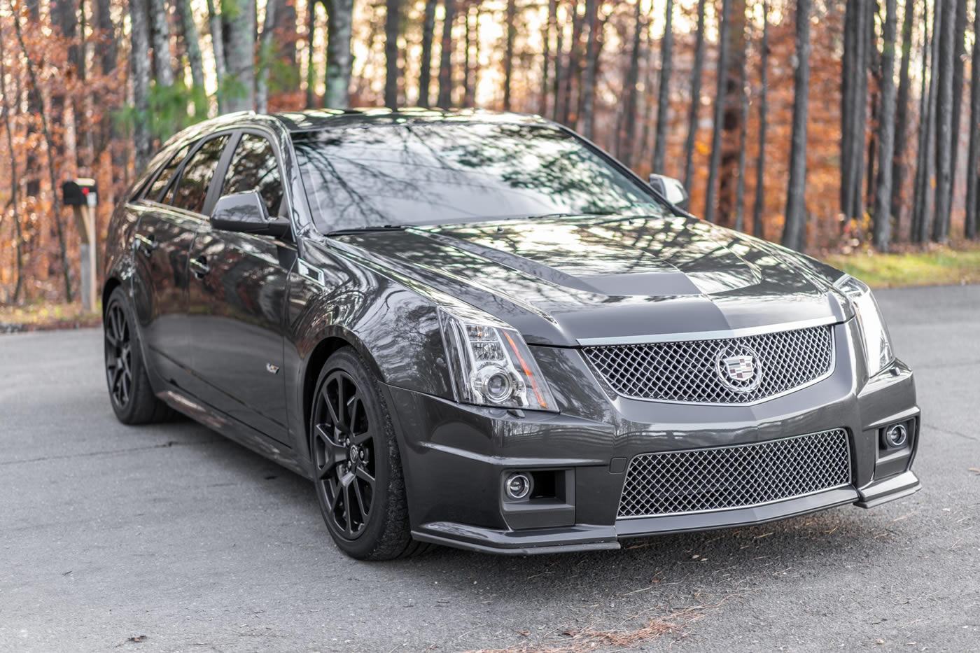 2014 Cadillac CTS-V Wagon in Phantom Gray Metallic