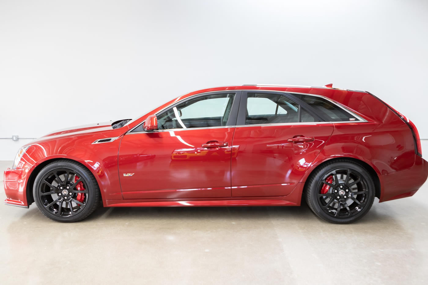 2014 Cadillac CTS-V Wagon in Red Obsession Tintcoat
