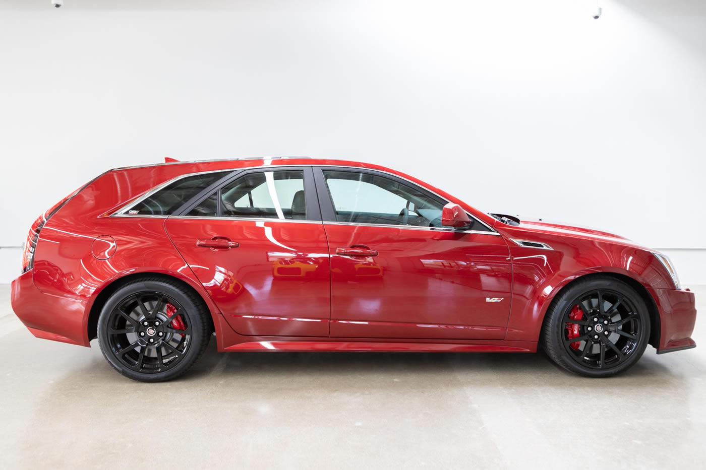 2014 Cadillac CTS-V Wagon in Red Obsession Tintcoat