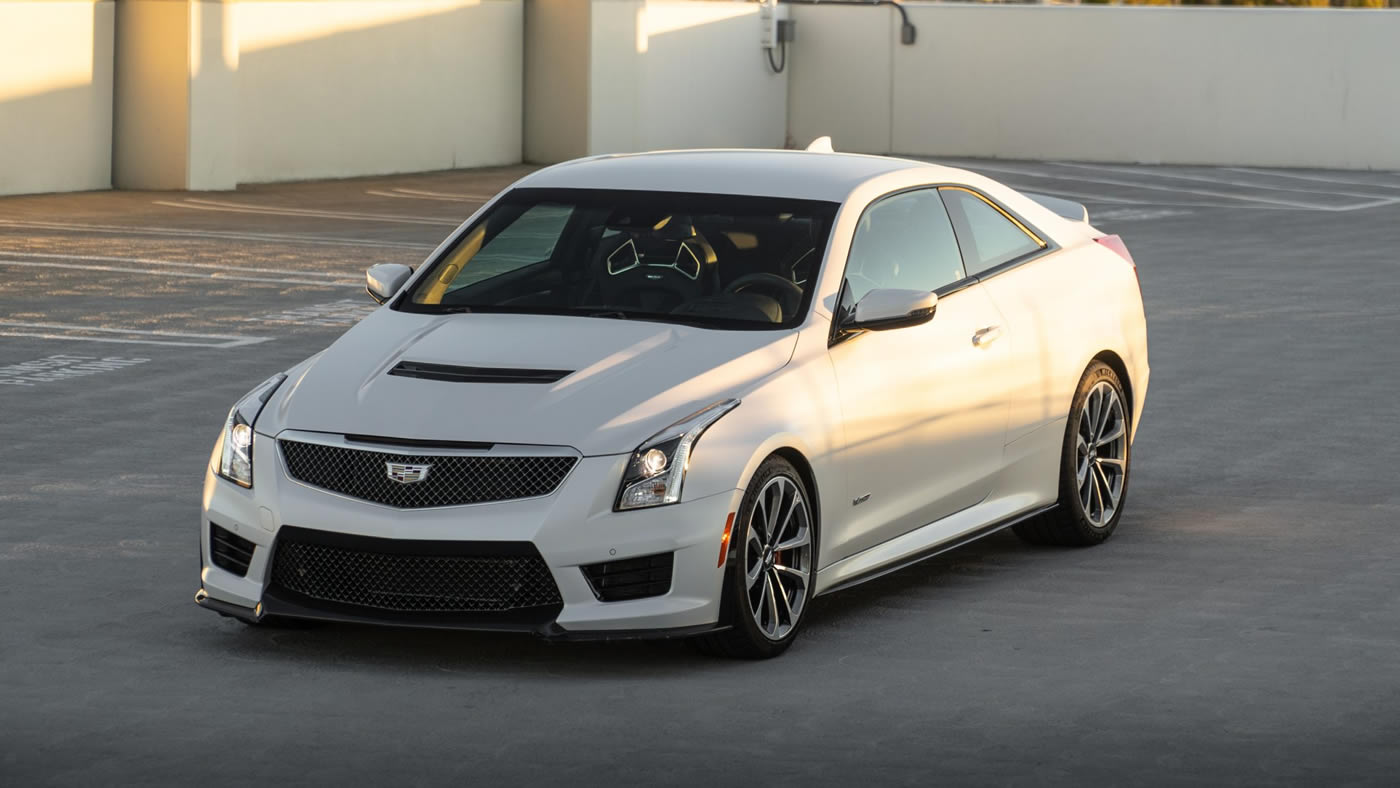 2016 Cadillac ATS-V Coupe Crystal White Frost Edition