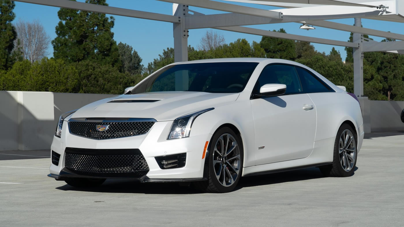 2016 Cadillac ATS-V Coupe Crystal White Frost Edition