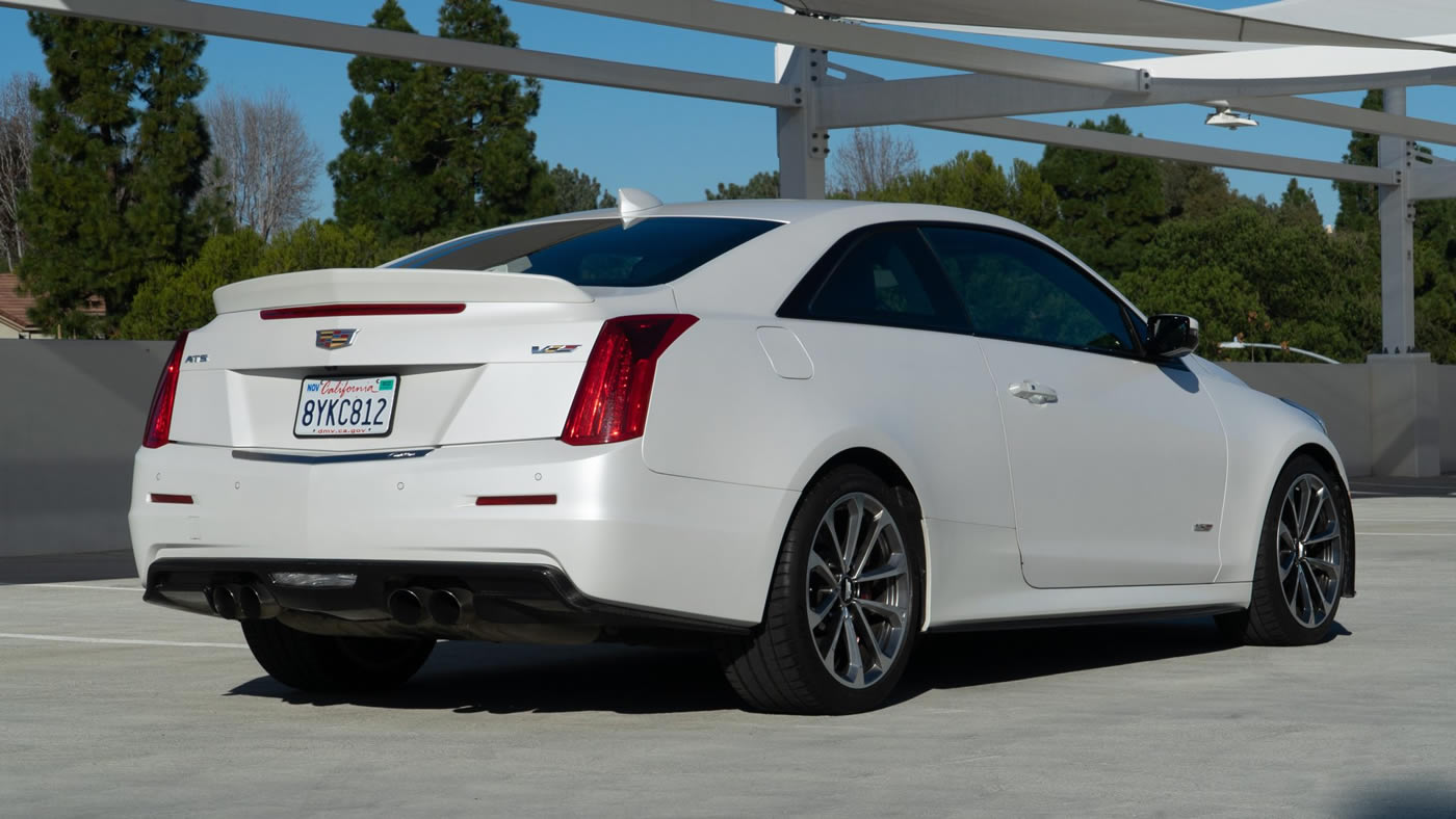 2016 Cadillac ATS-V Coupe Crystal White Frost Edition