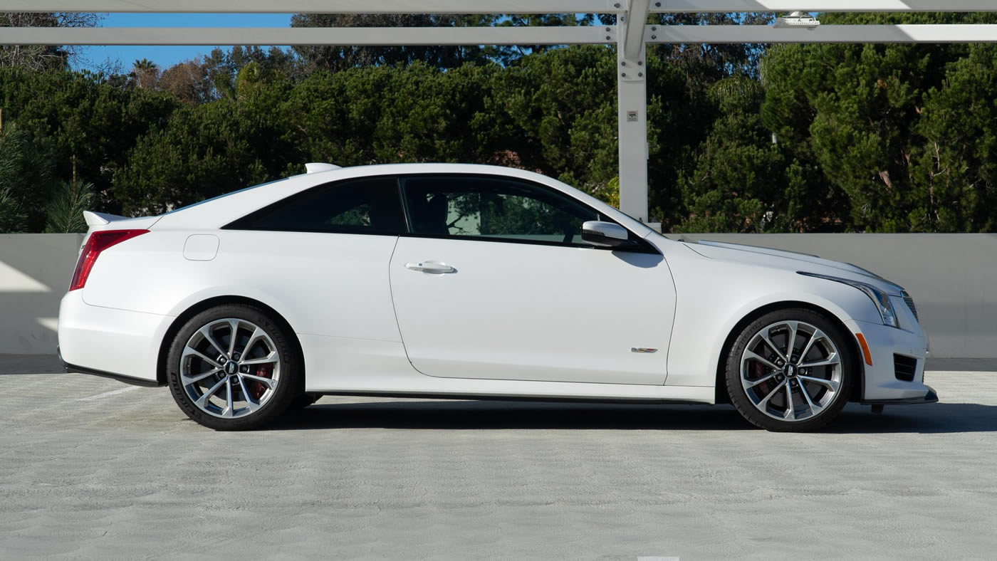 2016 Cadillac ATS-V Coupe Crystal White Frost Edition