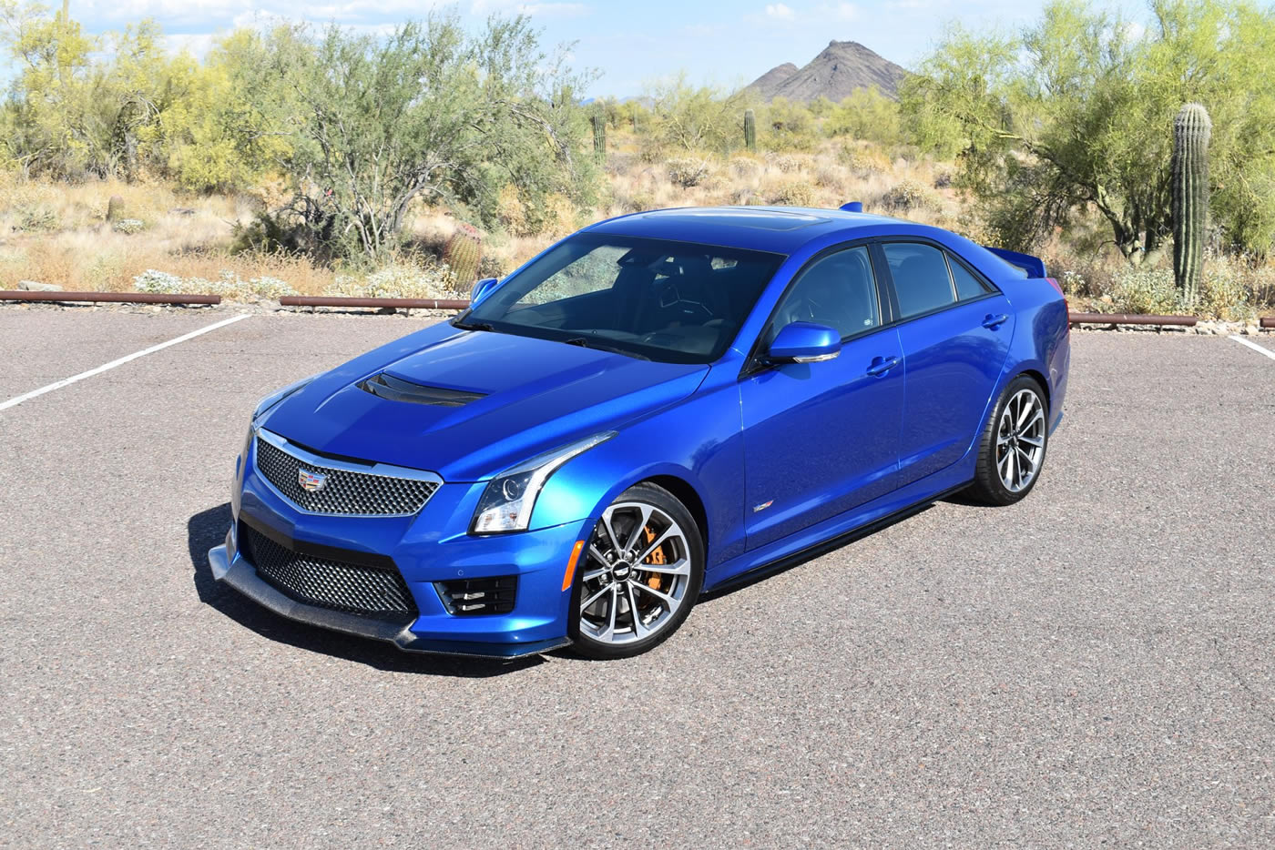 2016 Cadillac ATS-V Sedan in Vector Blue Metallic