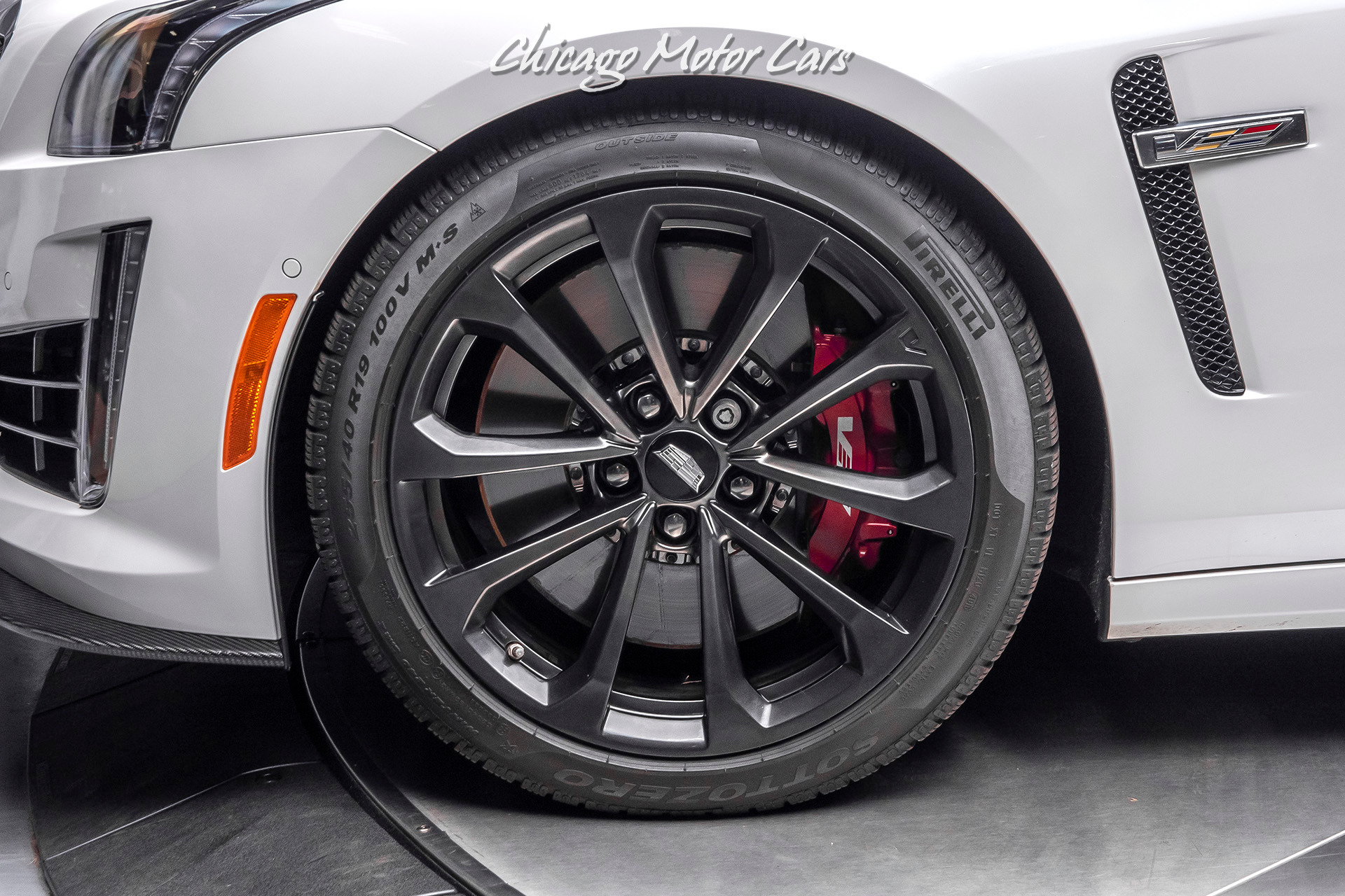 2018 Cadillac CTS-V in Crystal White Tri-Coat