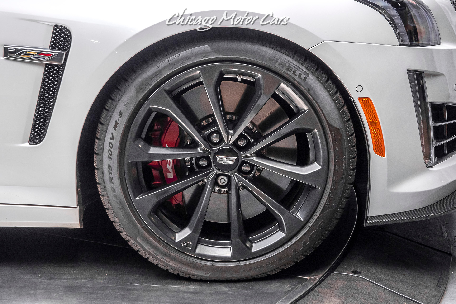 2018 Cadillac CTS-V in Crystal White Tri-Coat