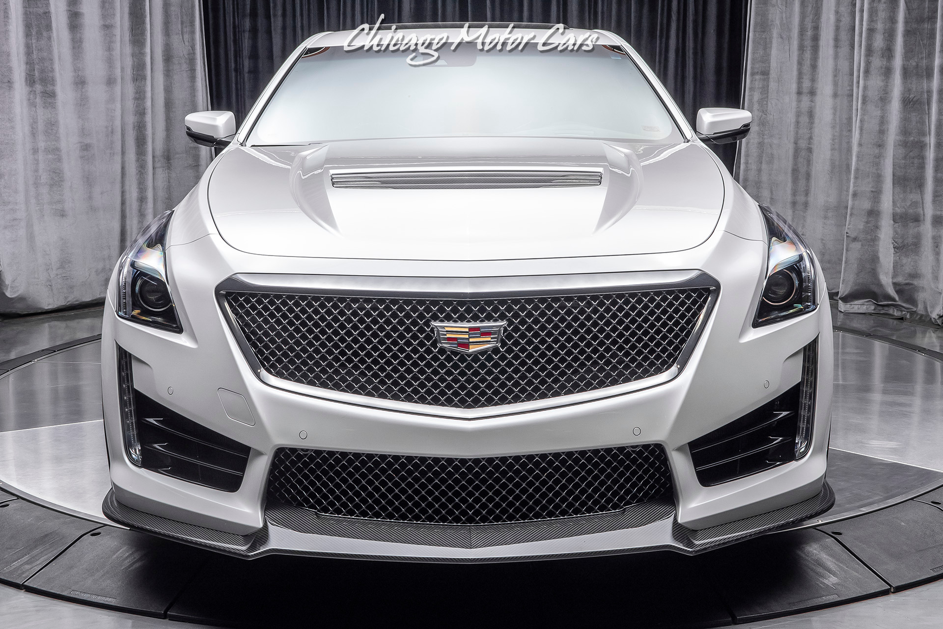 2018 Cadillac CTS-V in Crystal White Tri-Coat