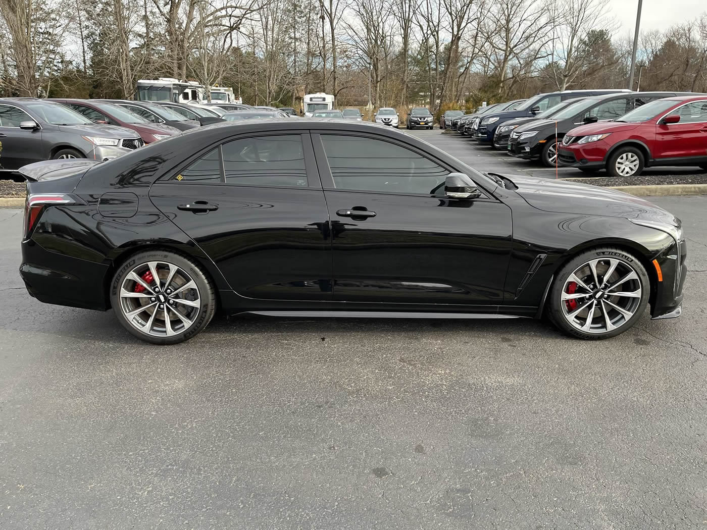 2022 Cadillac CT4-V Black Wing in Black Raven