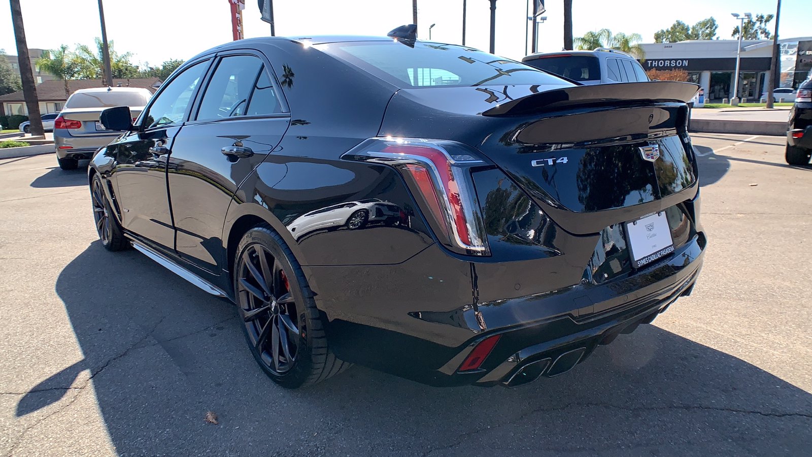 2022 Cadillac CT4-V Blackwing in Black Raven