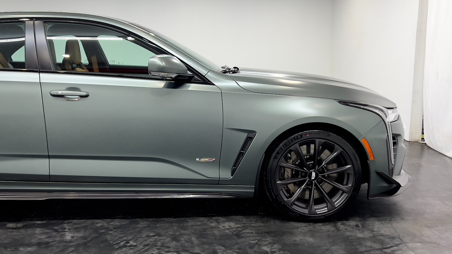 2022 Cadillac CT4-V Blackwing in Dark Emerald Frost