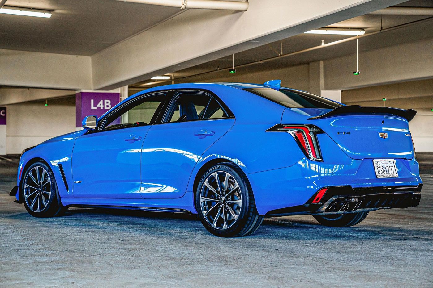 2022 Cadillac CT4-V Blackwing in Electric Blue