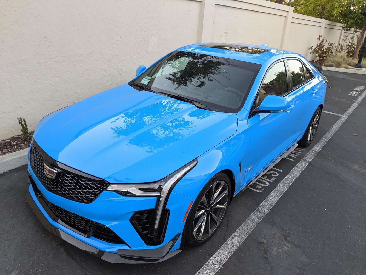 2022 Cadillac CT4-V Blackwing in Electric Blue