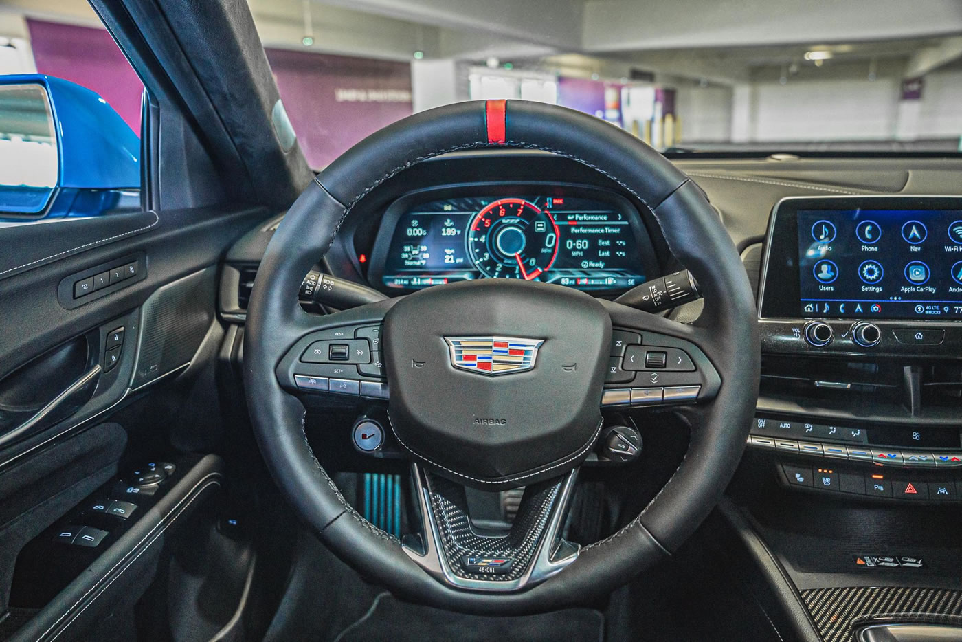 2022 Cadillac CT4-V Blackwing in Electric Blue