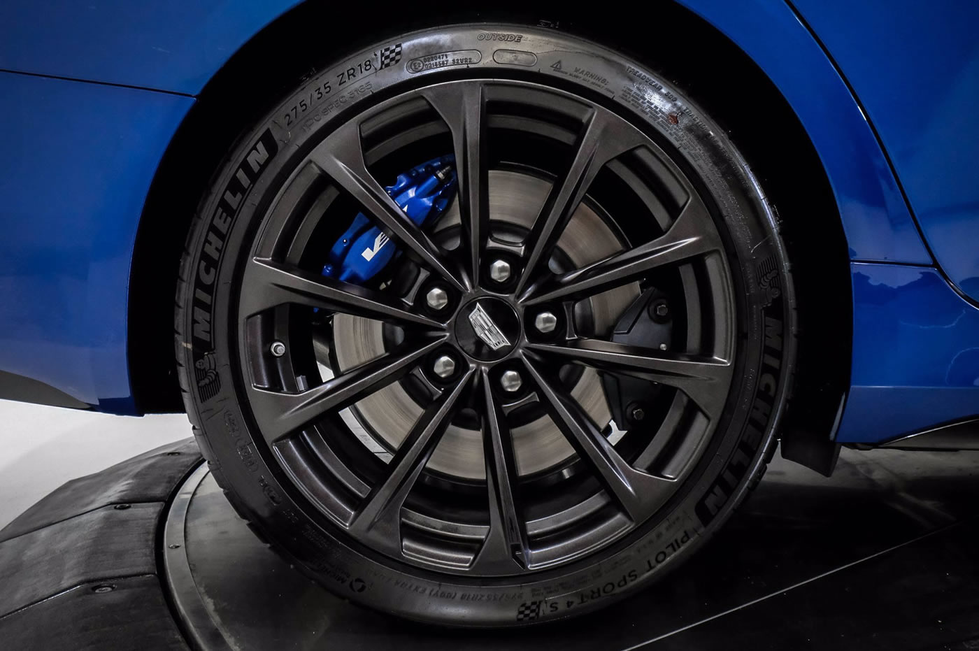 2022 Cadillac CT4-V Blackwing in Wave Metallic