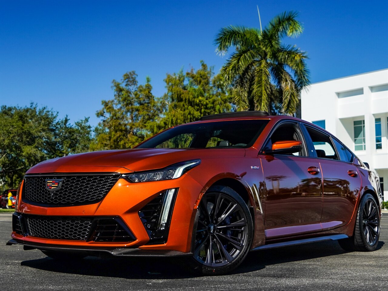 2022 Cadillac CT5-V Blackwing in Blaze Orange Metallic