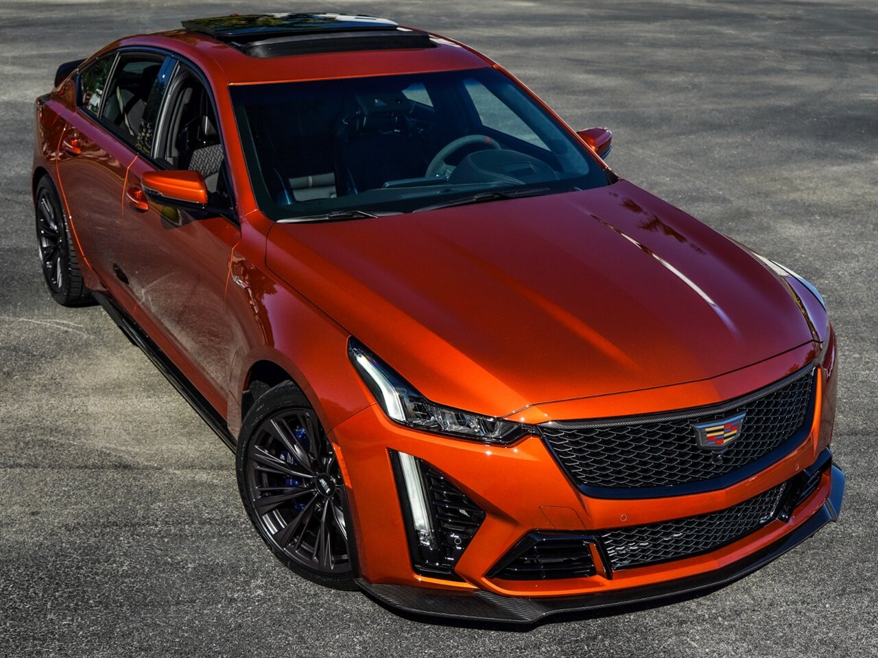 2022 Cadillac CT5-V Blackwing in Blaze Orange Metallic